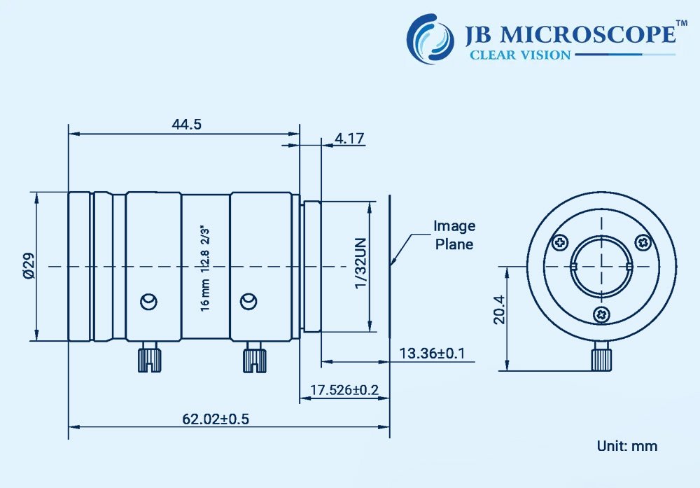 INDUSTRIAL LENS MVL-MF-1628-10MPE