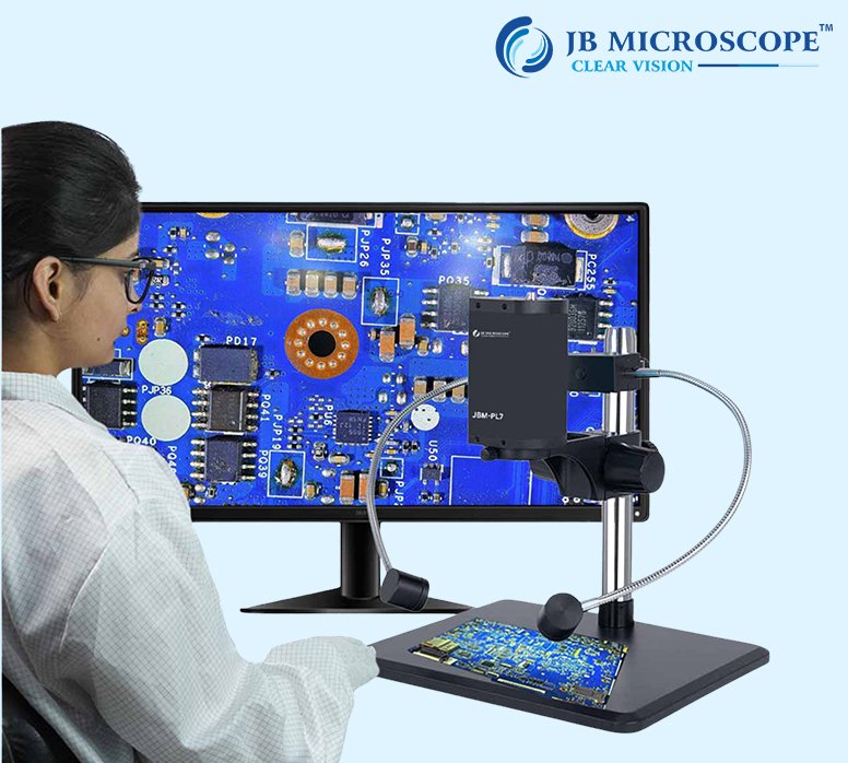 Auto Focus 28X HDMI 4K Microscope Camera  JBM-PL7 view 4