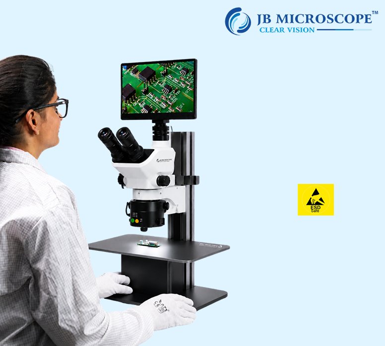 Stereo Zoom Microscope JBM-PL75 Z-Drive view 2