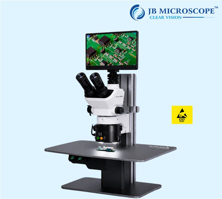 Stereo Zoom Microscope JBM-PL75 Z-Drive view 3