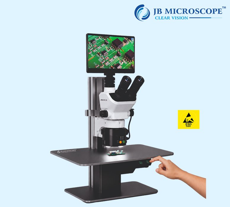 Stereo Zoom Microscope JBM-PL75 Z-Drive view 3