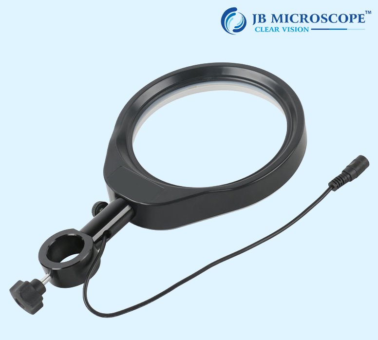 Microscope LED visual polarization light source JBM-120 view 3