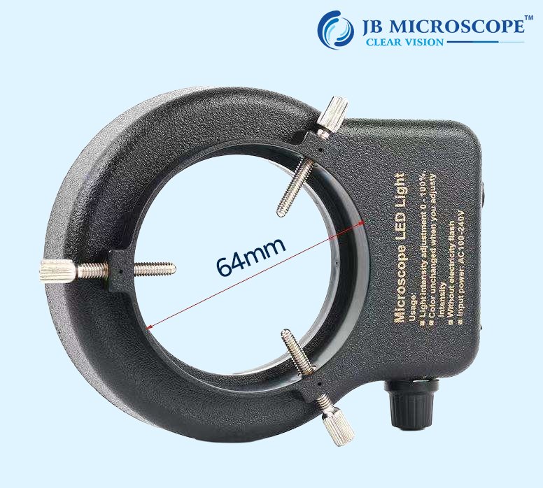 Microscope LED visual polarization light source JBM-144 view 2