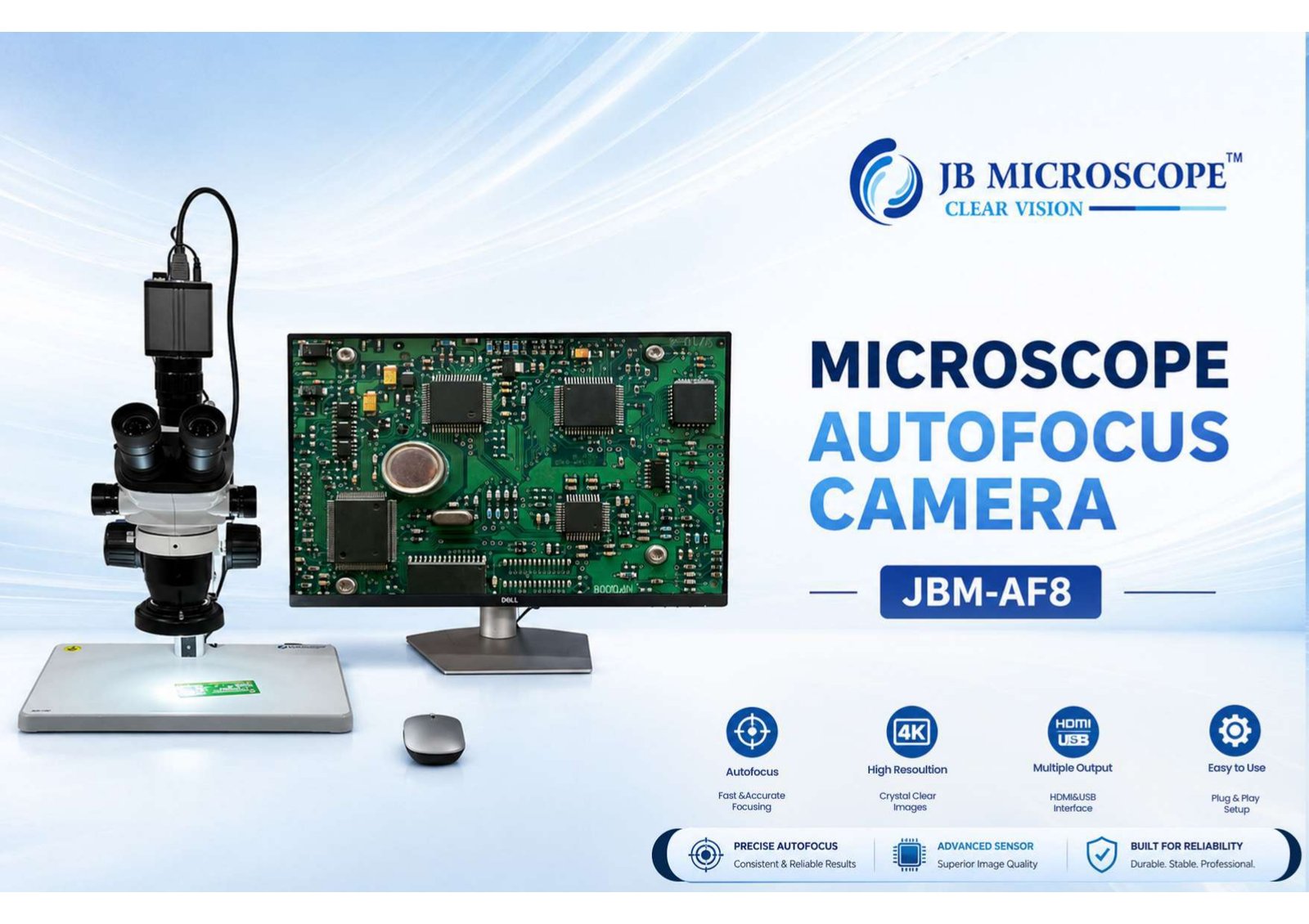 MICROSCOPE AUTOFOCUS CAMER JBM-AF8 Specifications