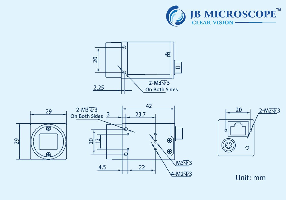 5MP Area Scan Camera MV-CS050-10GM Specifications
