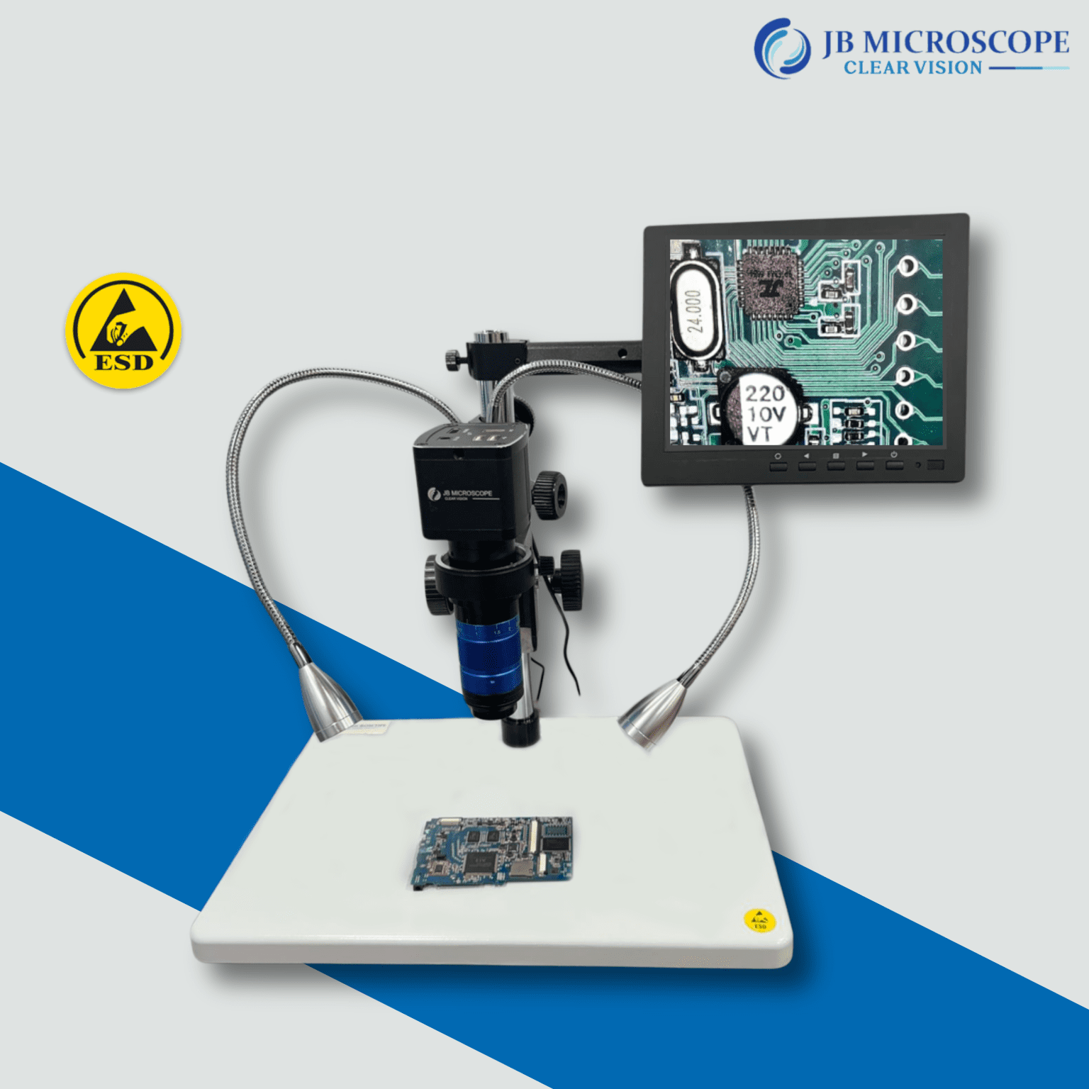 ESD Safe Digital Microscope JBM-MZ56 - JB Microscope